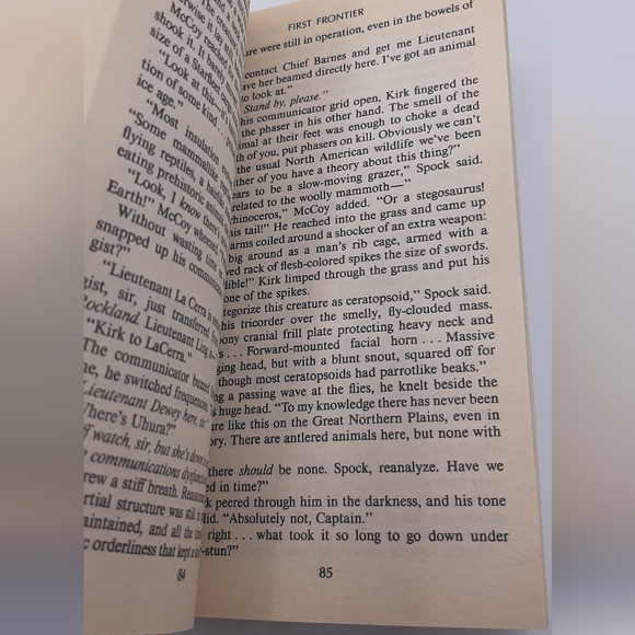 Star Trek: First Frontier Diane Carey Dr. James Kirkland Novel Paperback 1995 - Picture 6 of 6